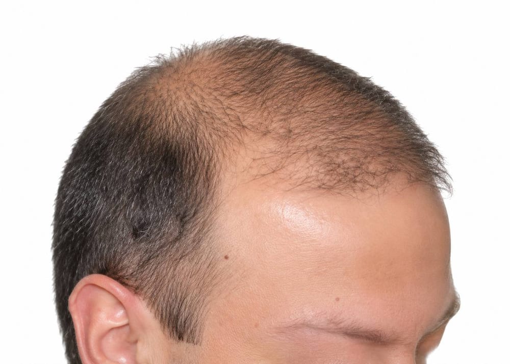 Receding hairline — FUE result — before